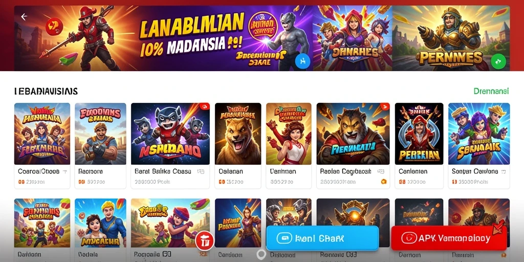 Tantangan menarik dan event dengan hadiah menarik.