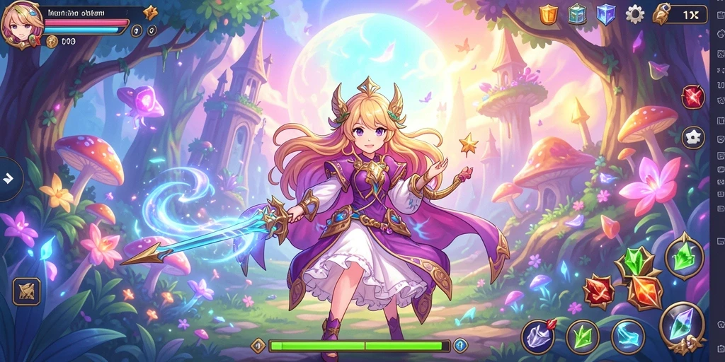 Screenshot dari level tantangan baru yang seru.