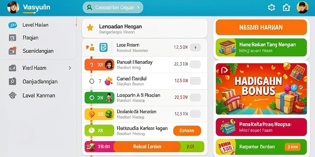 Fitur bonus harian yang menguntungkan bagi para pemain.
